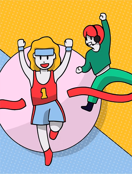 Illustration of a dedicated support team